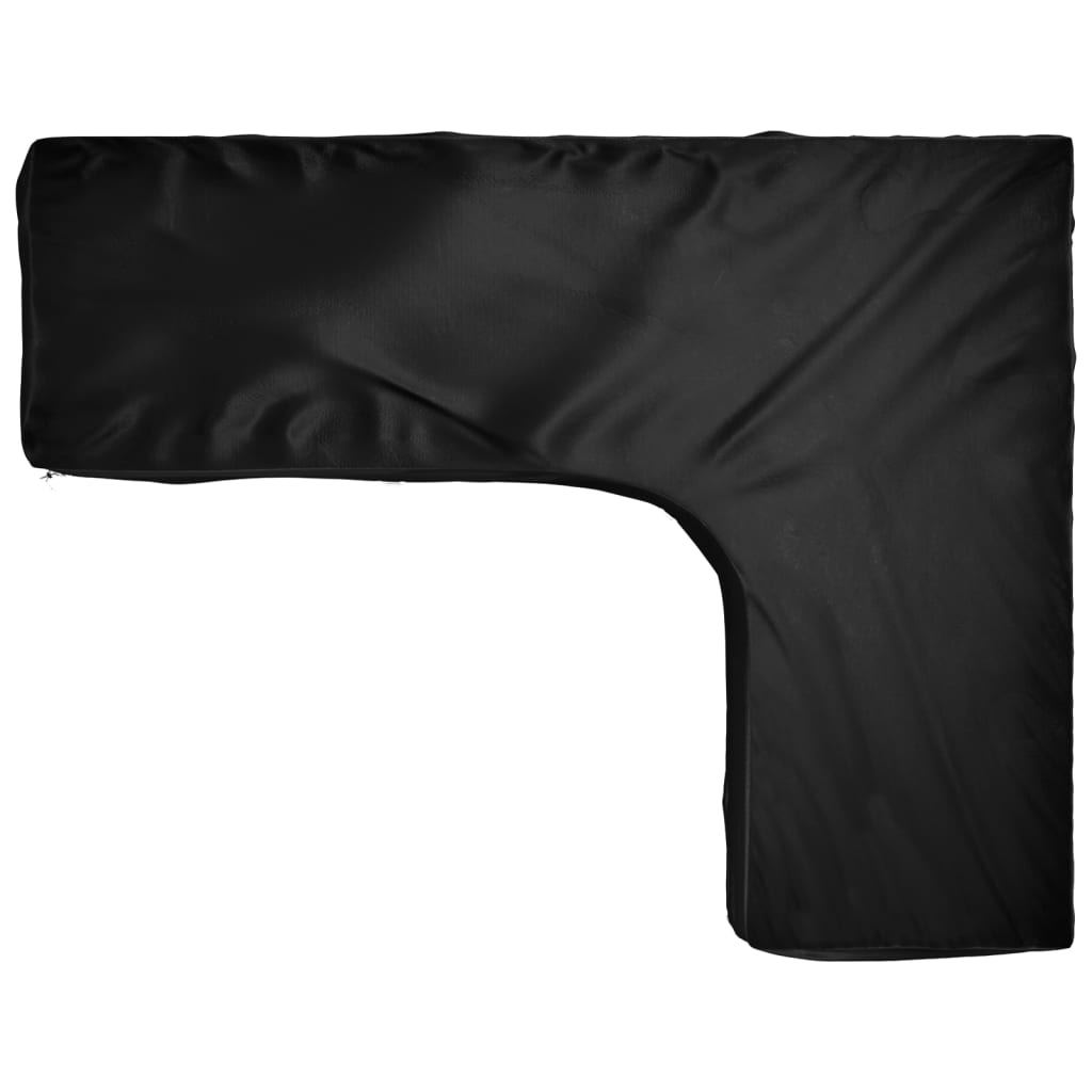Weatherproof L-Shaped Garden Furniture Cover, 18 Eyelets, 285x220x80 cm