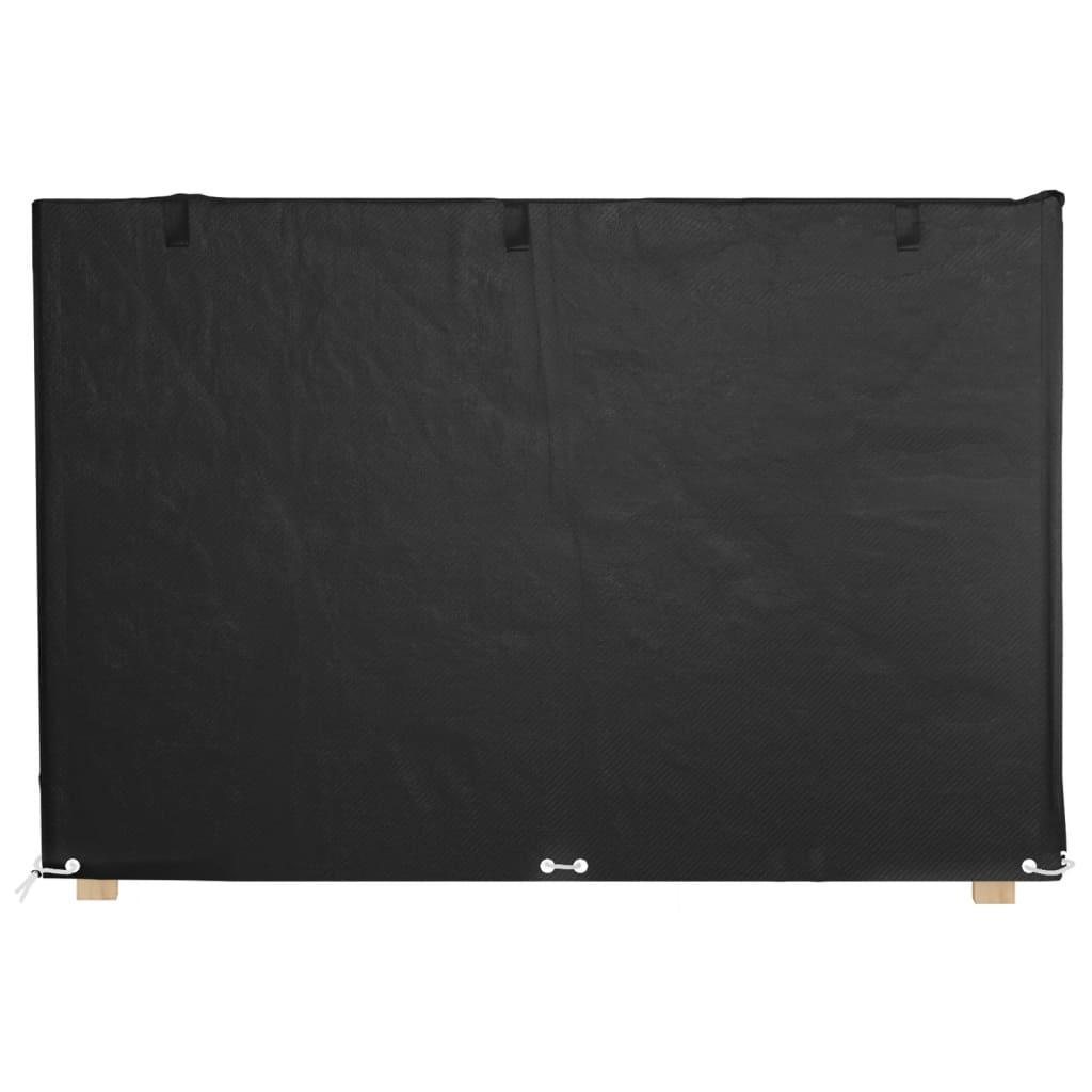 Durable Polyethylene Swing Bench Cover 215x150x130/150 cm, 12 Eyelets