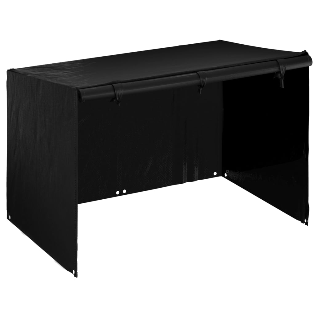 Durable Polyethylene Swing Bench Cover 215x150x130/150 cm, 12 Eyelets
