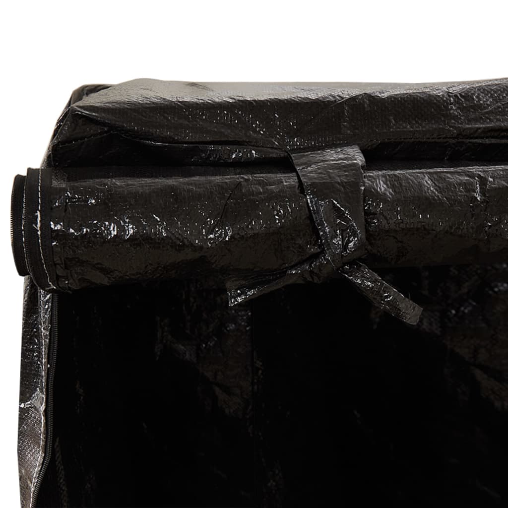 Durable Polyethylene Swing Bench Cover 215x150x130/150 cm, 12 Eyelets