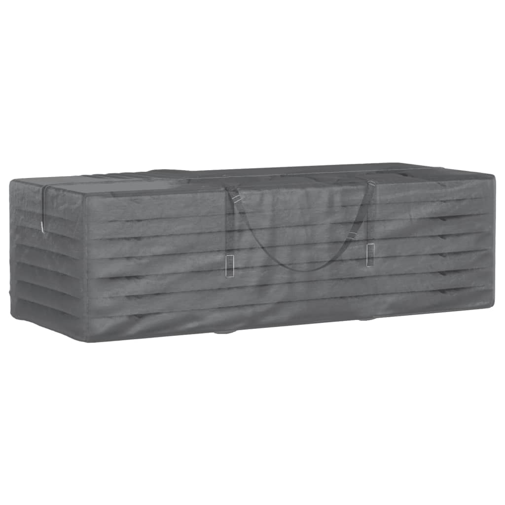 Black Polyethylene Garden Cushion Storage Bag 135x40x55 cm