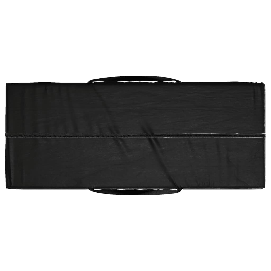 Black Polyethylene Garden Cushion Storage Bag 135x40x55 cm