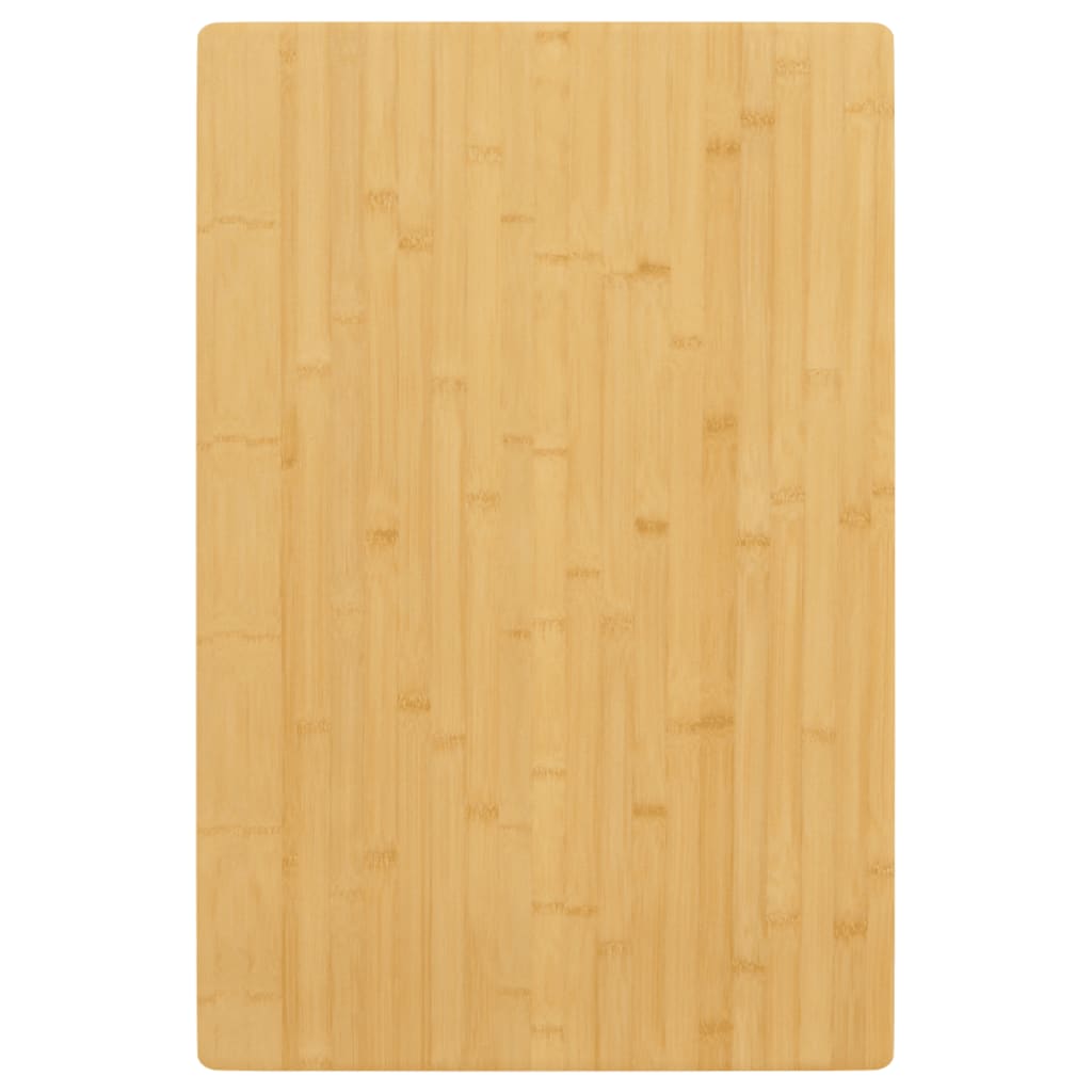 Eco-Friendly Bamboo Table Top - 60x100x2.5 cm Durable Surface