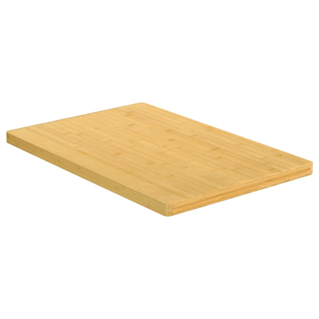 Eco-Friendly Bamboo Table Top - 60x100x2.5 cm Durable Surface