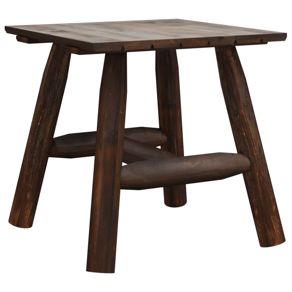 Solid Wood Spruce Side Table, 49x49x50 cm - Stylish & Durable