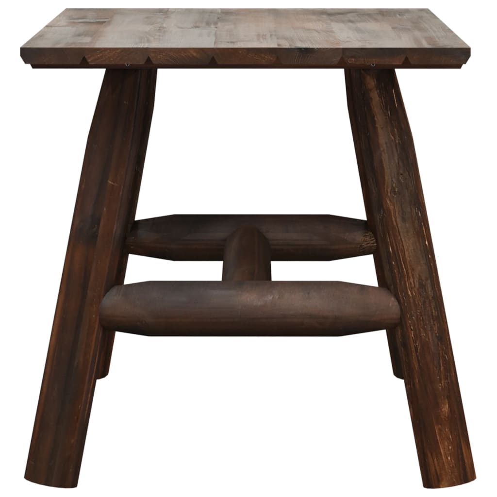 Solid Wood Spruce Side Table, 49x49x50 cm - Stylish & Durable