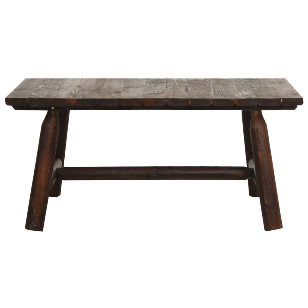 Solid Wood Spruce Coffee Table 90x50x41 cm - Stylish & Durable