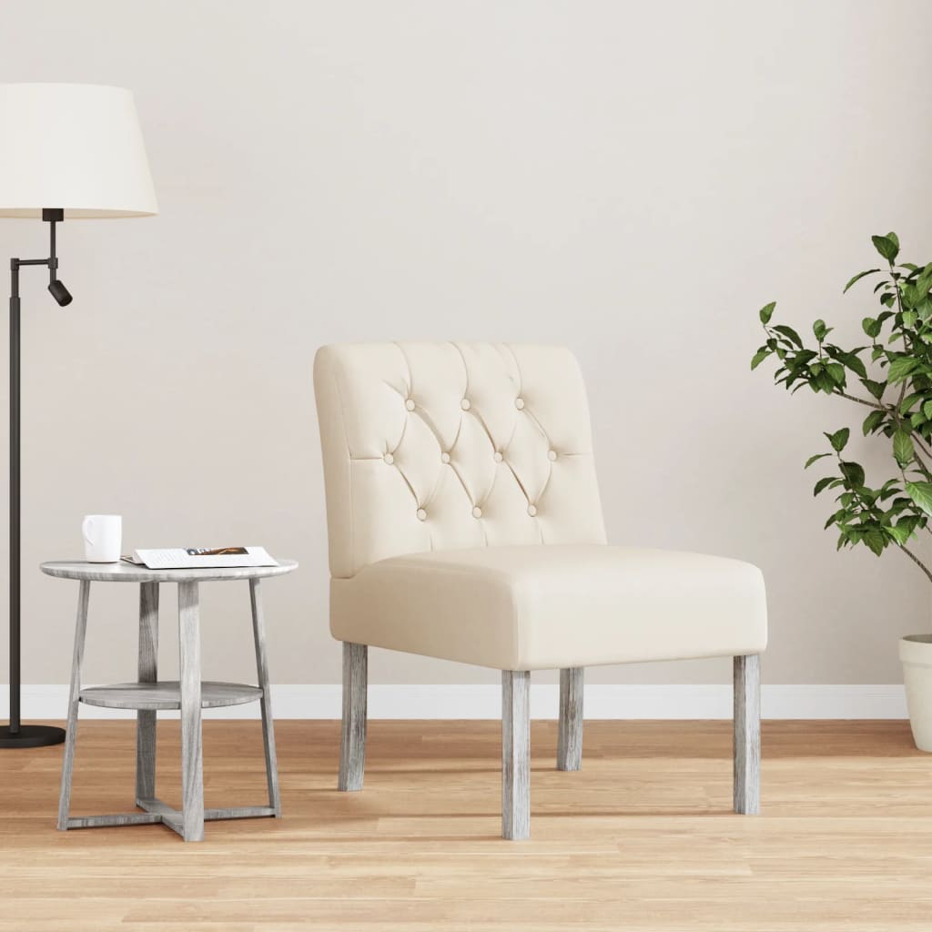 Slipper Chair LinenButton Design