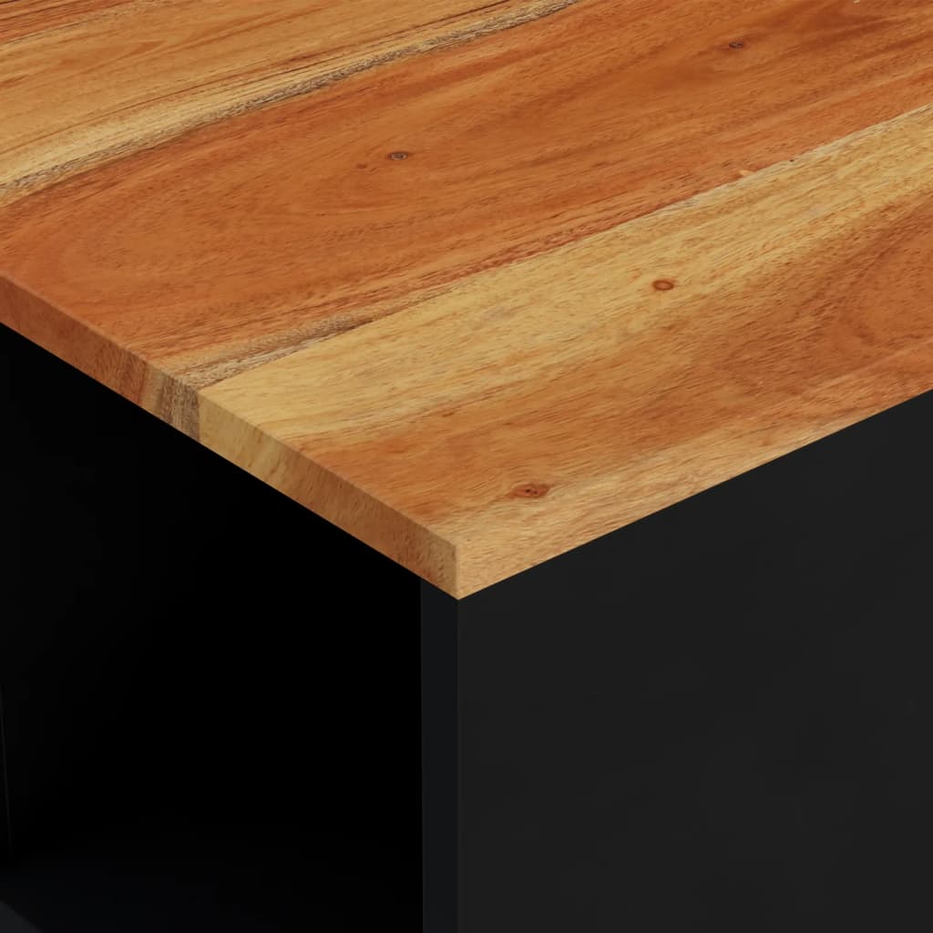 Coffee Table 60x50x35 cm Solid Wood Acacia