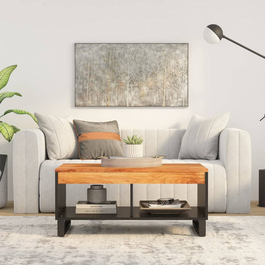 Coffee Table 90x50x40 cm Solid Wood Acacia