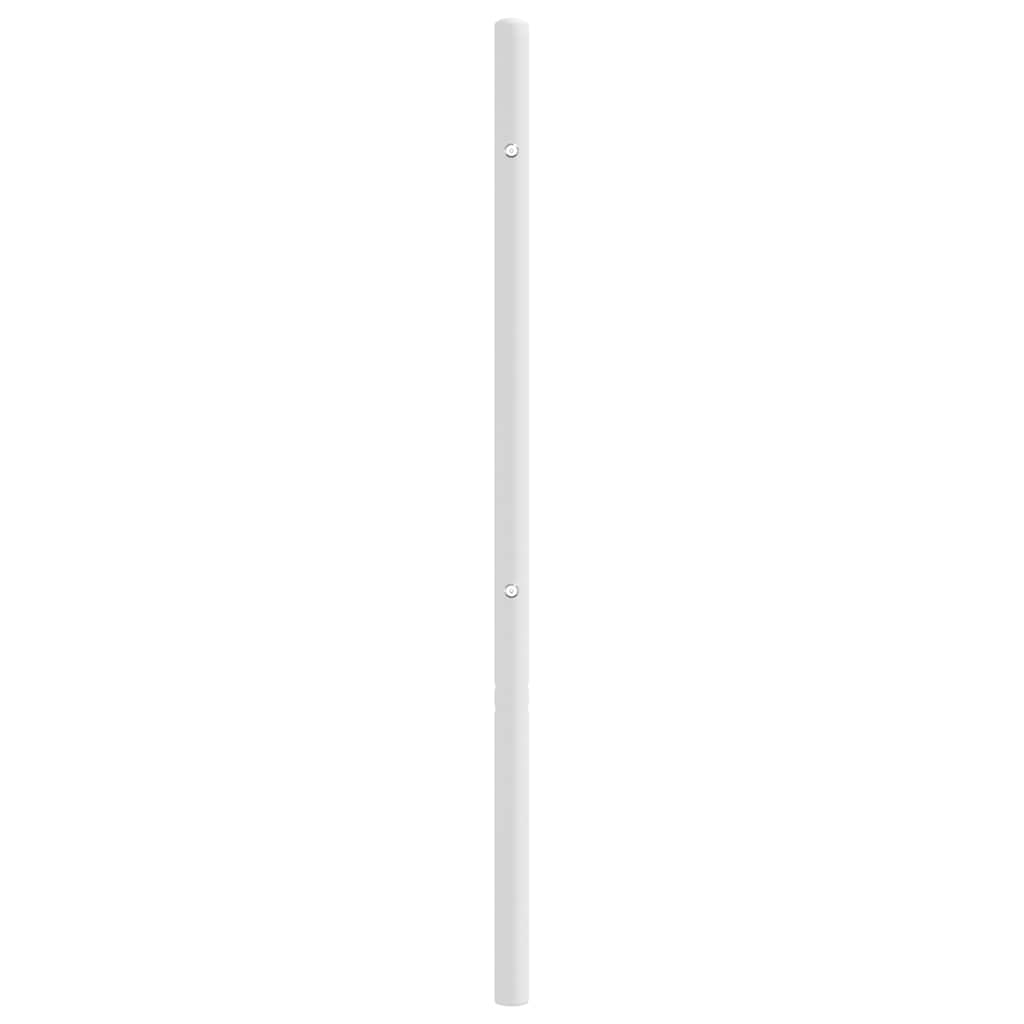 Elegant White Metal Headboard - 200 cm for Modern Bedrooms