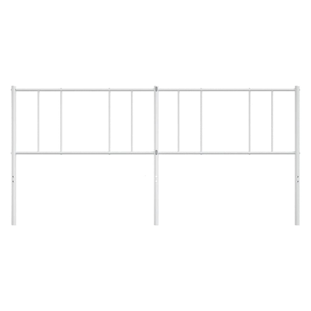 Elegant White Metal Headboard - 180 cm, Durable & Stylish Design
