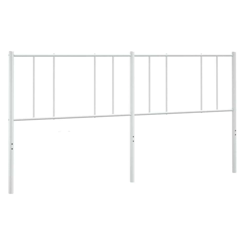Elegant White Metal Headboard - 180 cm, Durable & Stylish Design