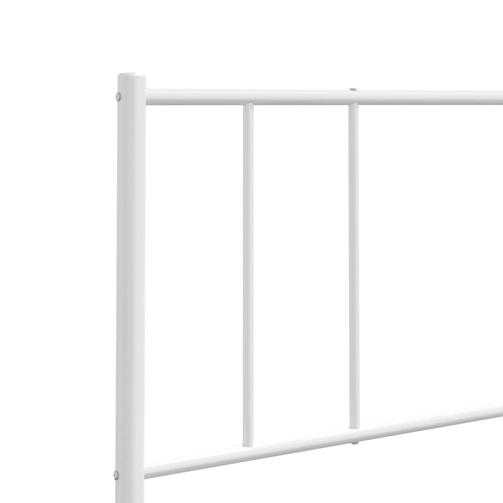 Elegant White Metal Headboard - 180 cm, Durable & Stylish Design