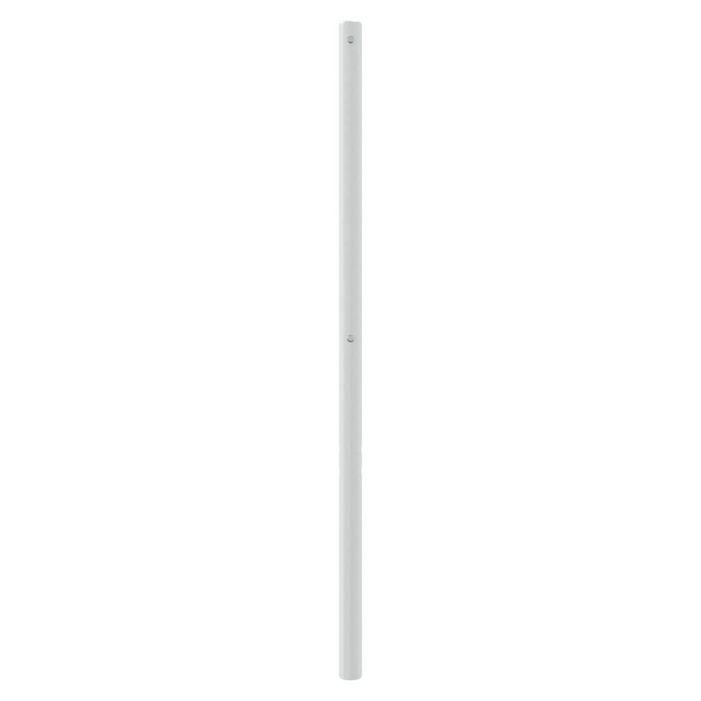 White Metal Headboard 200 cm | Stylish & Durable Bedroom Accent