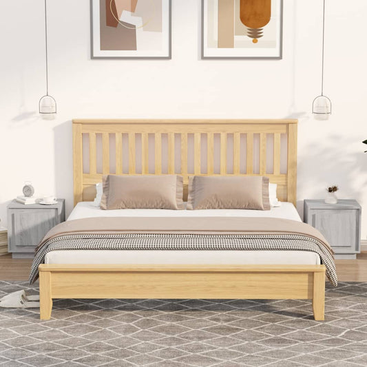 Grey Sonoma Bedside Cabinets Set of 2 - Engineered Wood, 44x35x45 cm