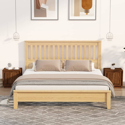 Brown Oak Bedside Cabinets 2 pcs - 44x35x45 cm Engineered Wood