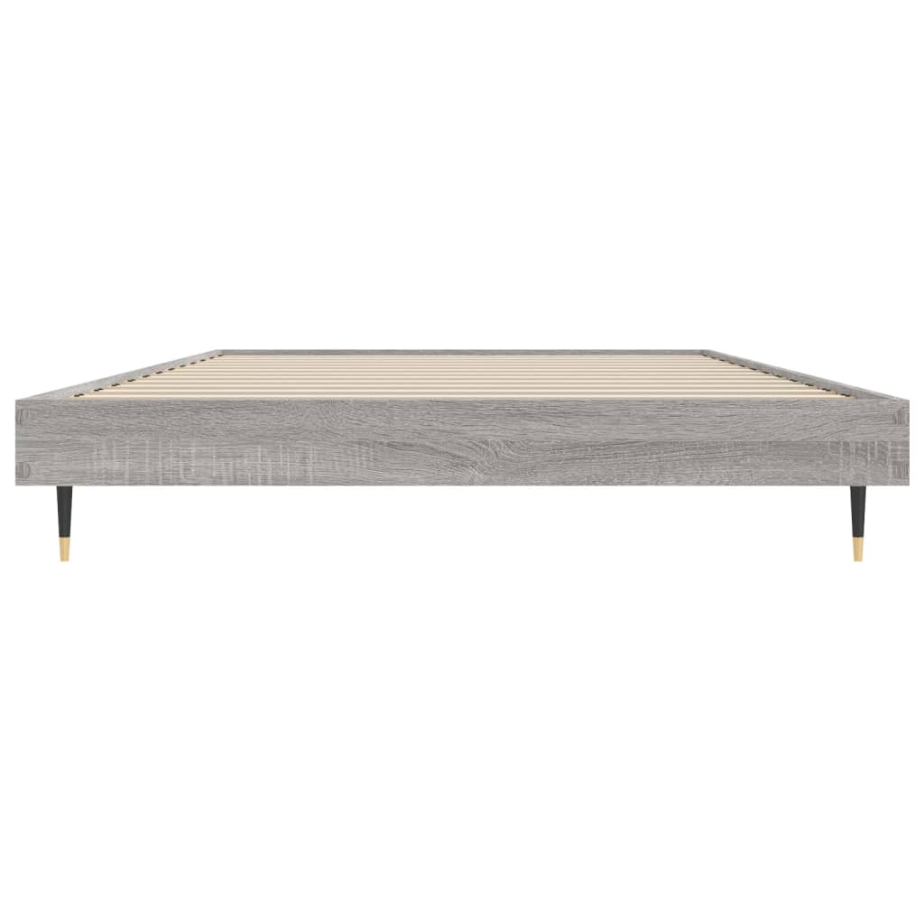Grey Sonoma Single Bed Frame 90x190 cm - Engineered Wood