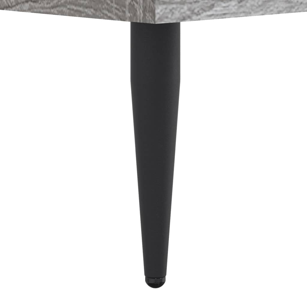 Super King Grey Sonoma Bed Frame 180x200 cm - Engineered Wood