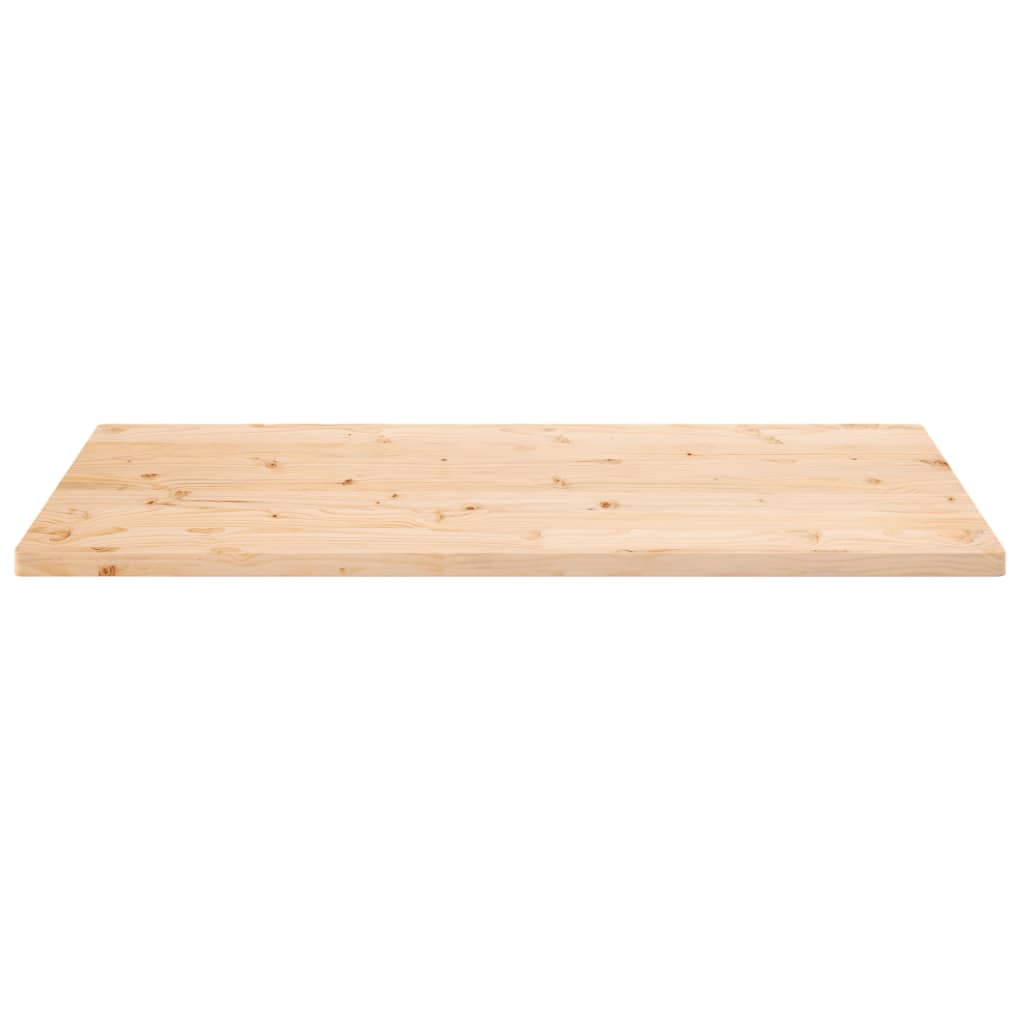 Solid Pine Wood Table Top 110x60x2.5 cm - Rectangular Design