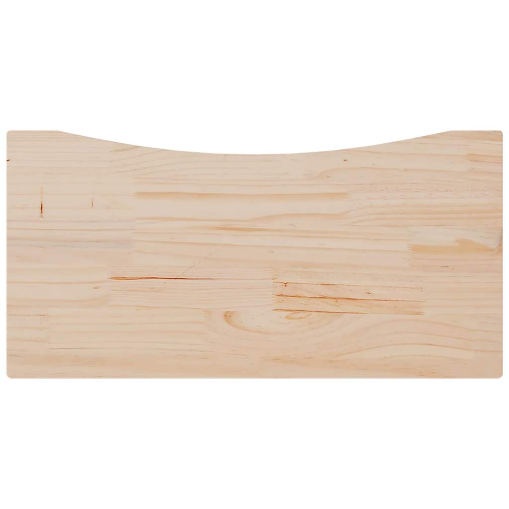 Desk Top 80x40x2.5 cm Solid Wood Pine