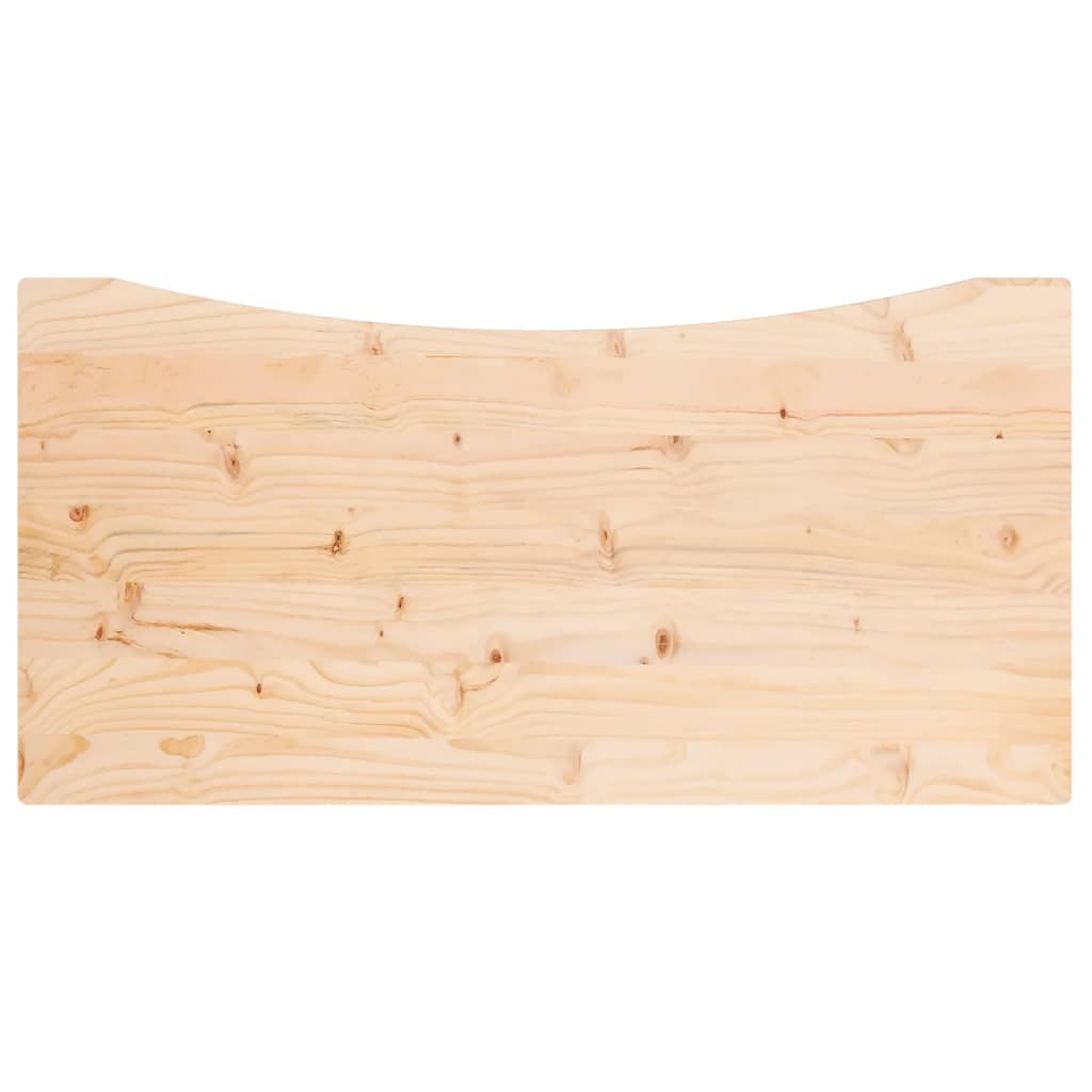 Desk Top 110x55x2.5 cm Solid Wood Pine