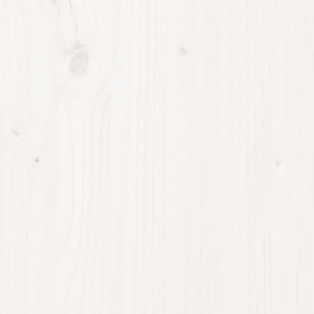 Desk Top White 100x60x2.5 cm Solid Wood Pine