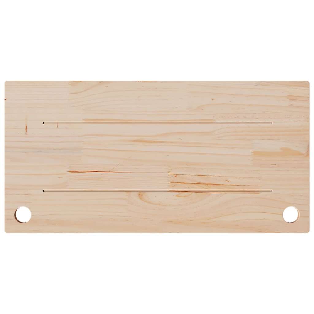 Desk Top 80x40x2.5 cm Solid Wood Pine