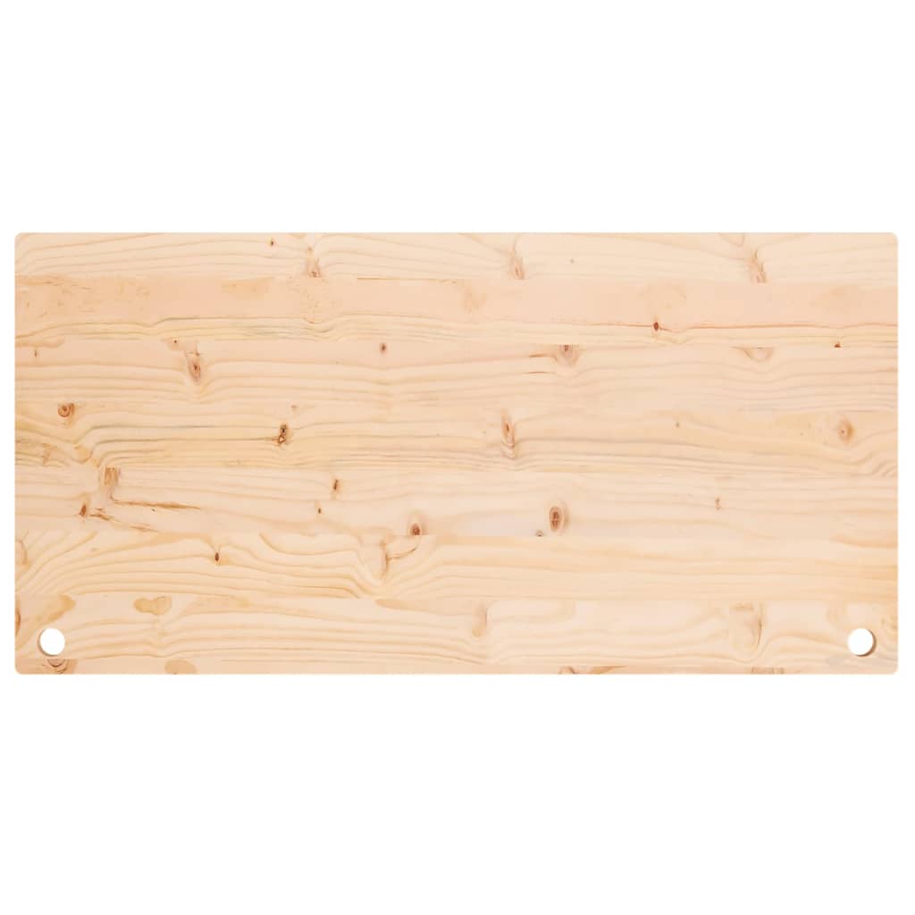 Desk Top 100x50x2.5 cm Solid Wood Pine
