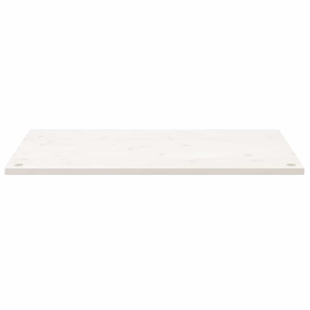 Desk Top White 110x55x2.5 cm Solid Wood Pine