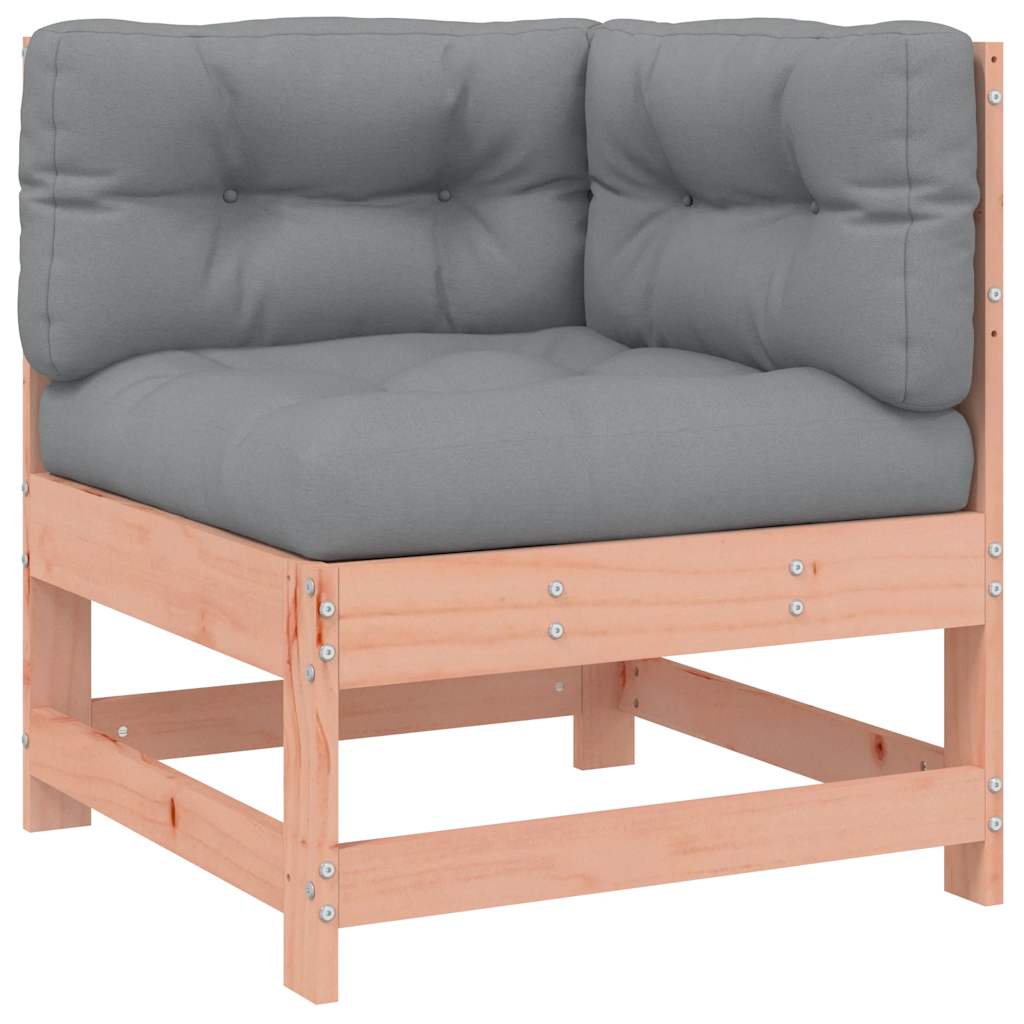 Douglas Solid Wood Corner Sofa with Cushions - Stylish & Durable