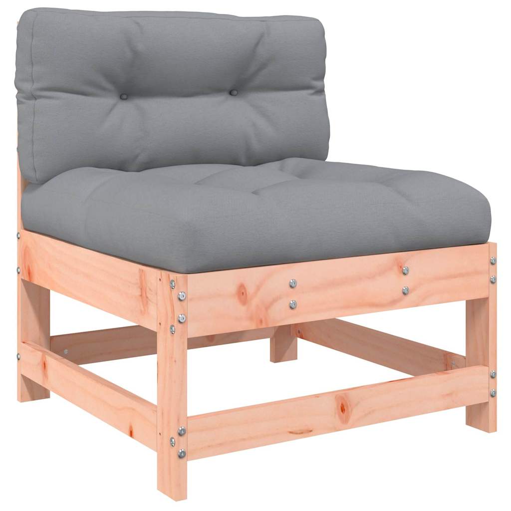 Douglas Solid Wood Middle Sofa with Cushions - Elegant & Durable