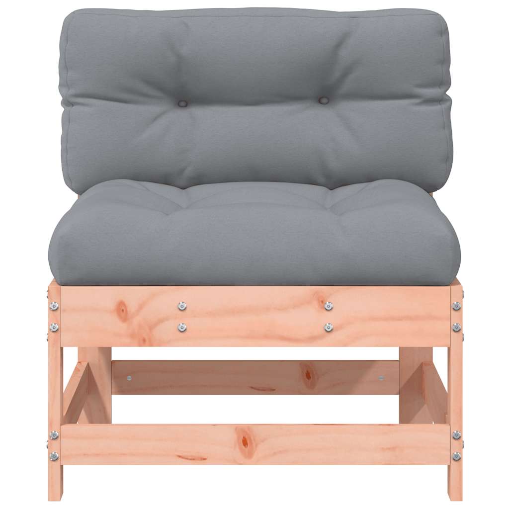 Douglas Solid Wood Middle Sofa with Cushions - Elegant & Durable