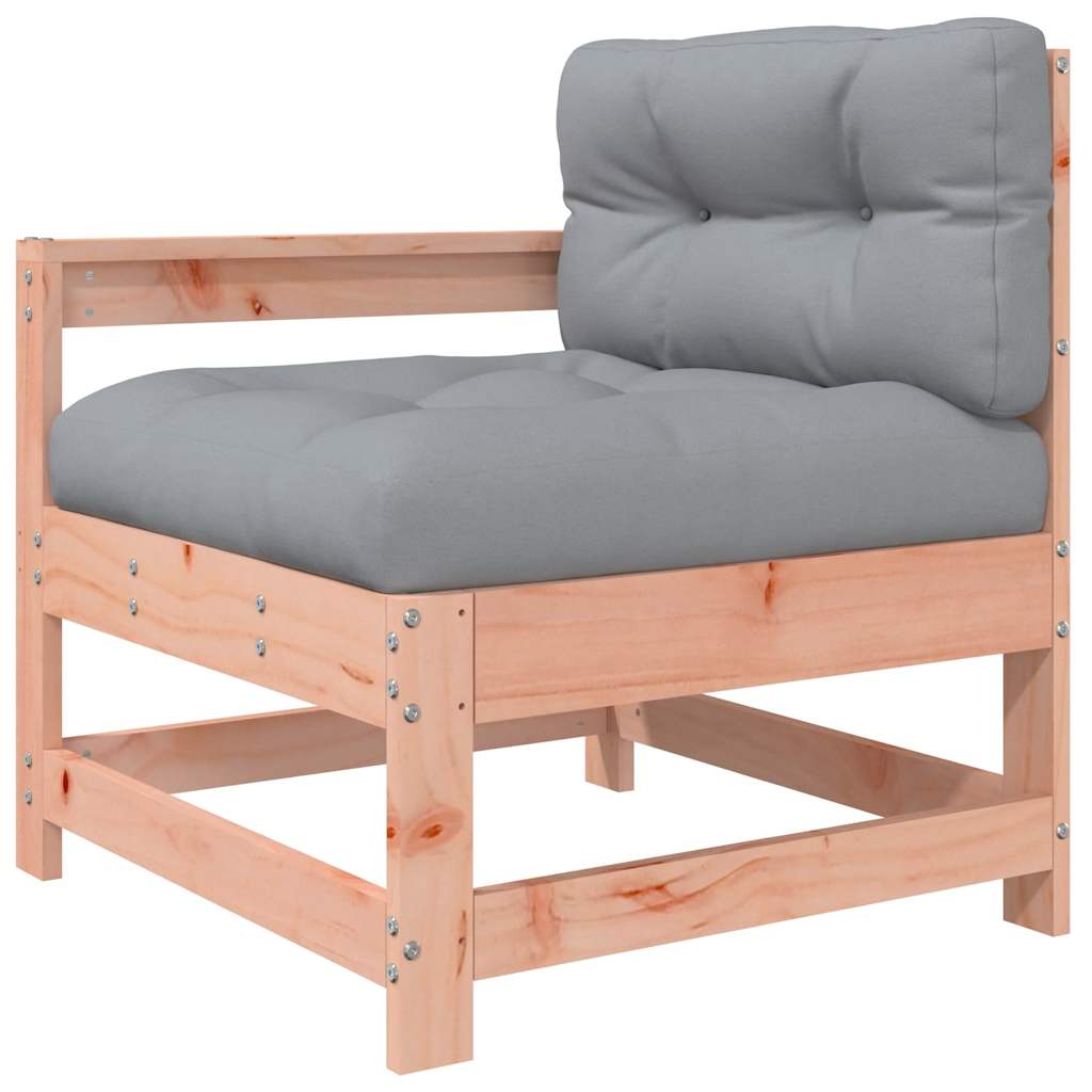 Garden Chairs with Cushions 2 pcs Solid Wood Douglas