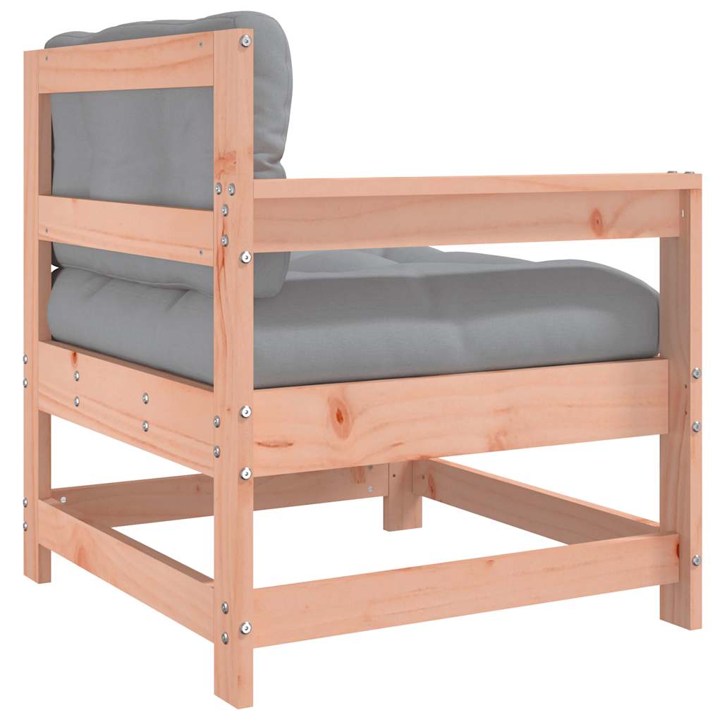 Garden Chairs with Cushions 2 pcs Solid Wood Douglas