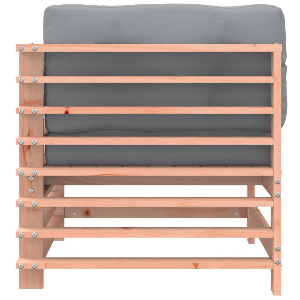 Solid Wood Douglas Corner Sofa with Cushions - Stylish Comfort