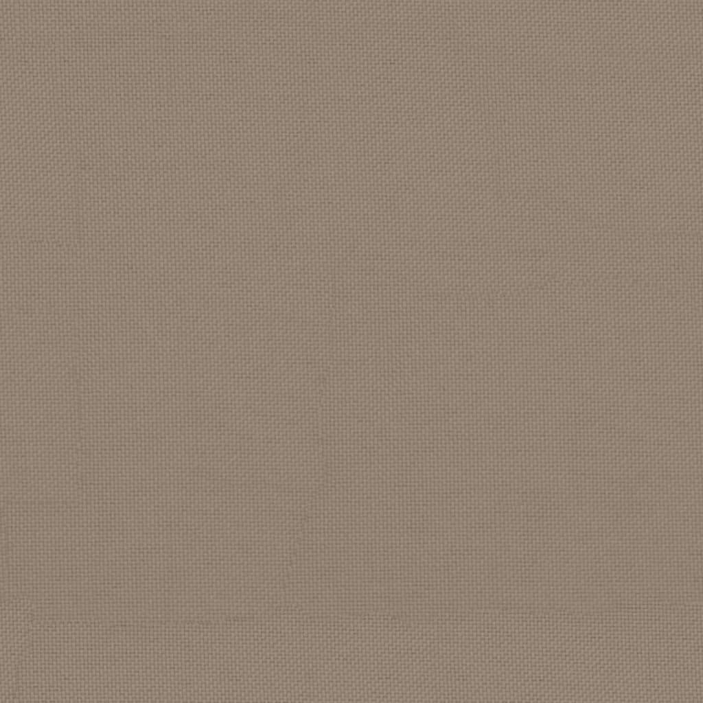 Honey Brown Wood Garden Footstool with Cushion - Solid Pine