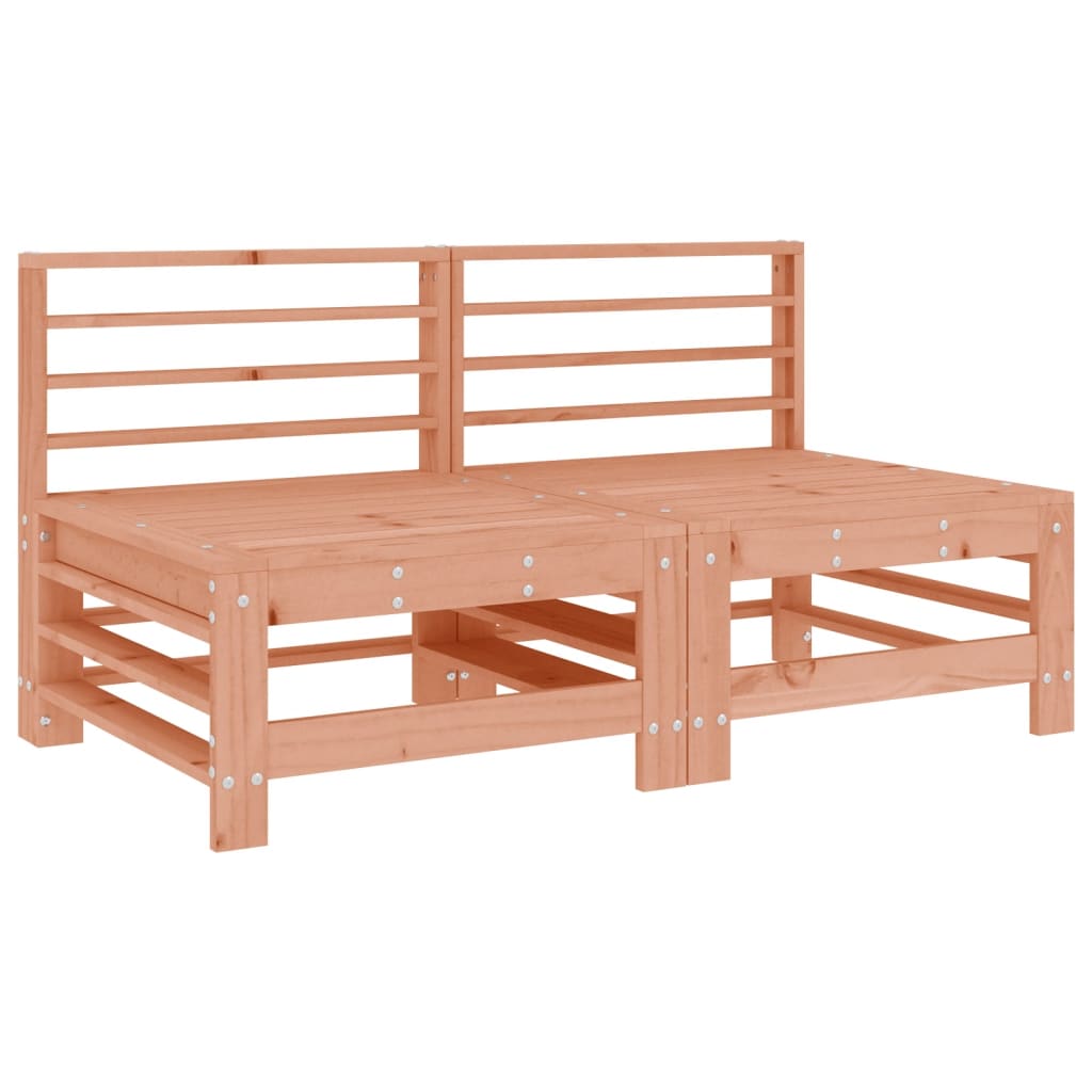 Solid Wood Douglas 2-Piece Middle Sofas with Cushions - Stylish Comfort