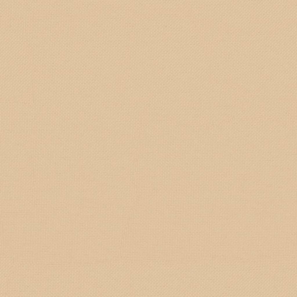 Solid Pine Wood Garden Footstools with Cushions, 2pcs Set