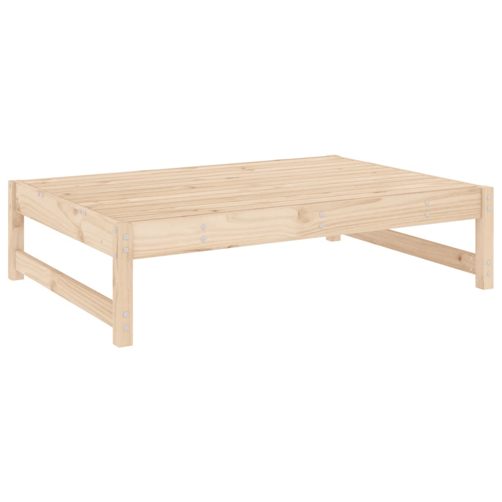 Solid Pine Garden Footstool 120x80 cm - Durable Outdoor Furniture