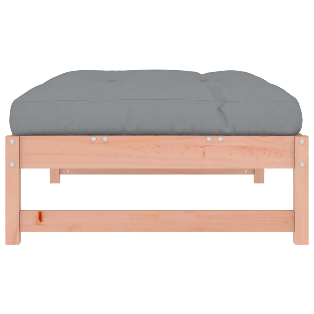 Solid Wood Douglas Garden Footstool 120x80 cm - Durable & Stylish