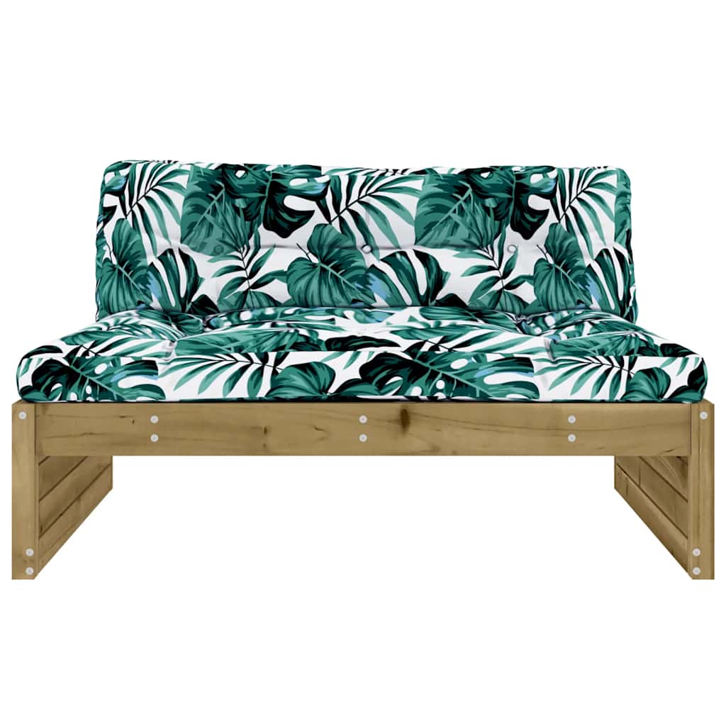 Compact Middle Sofa 120x80 cm in Pine Impregnated Wood
