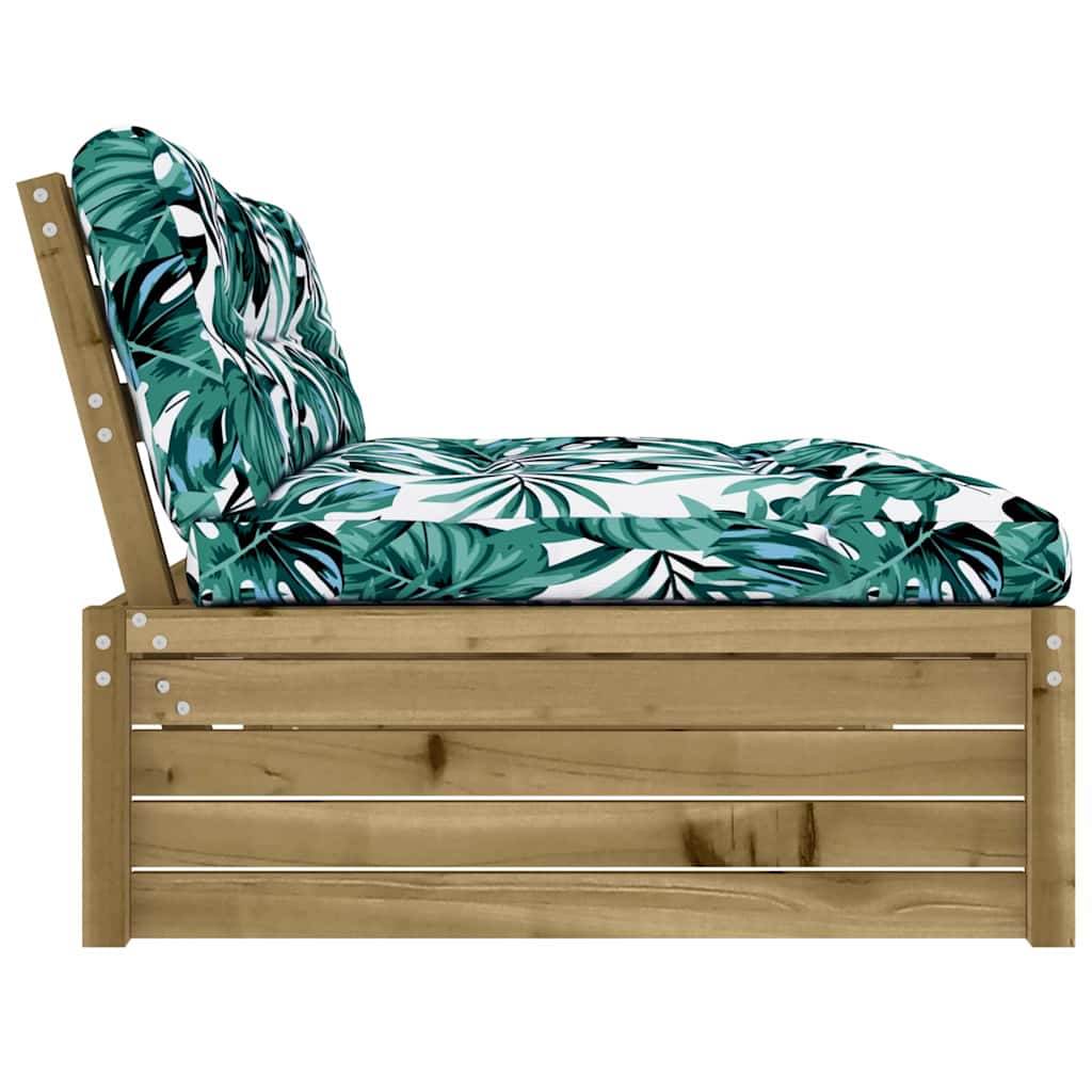 Compact Middle Sofa 120x80 cm in Pine Impregnated Wood