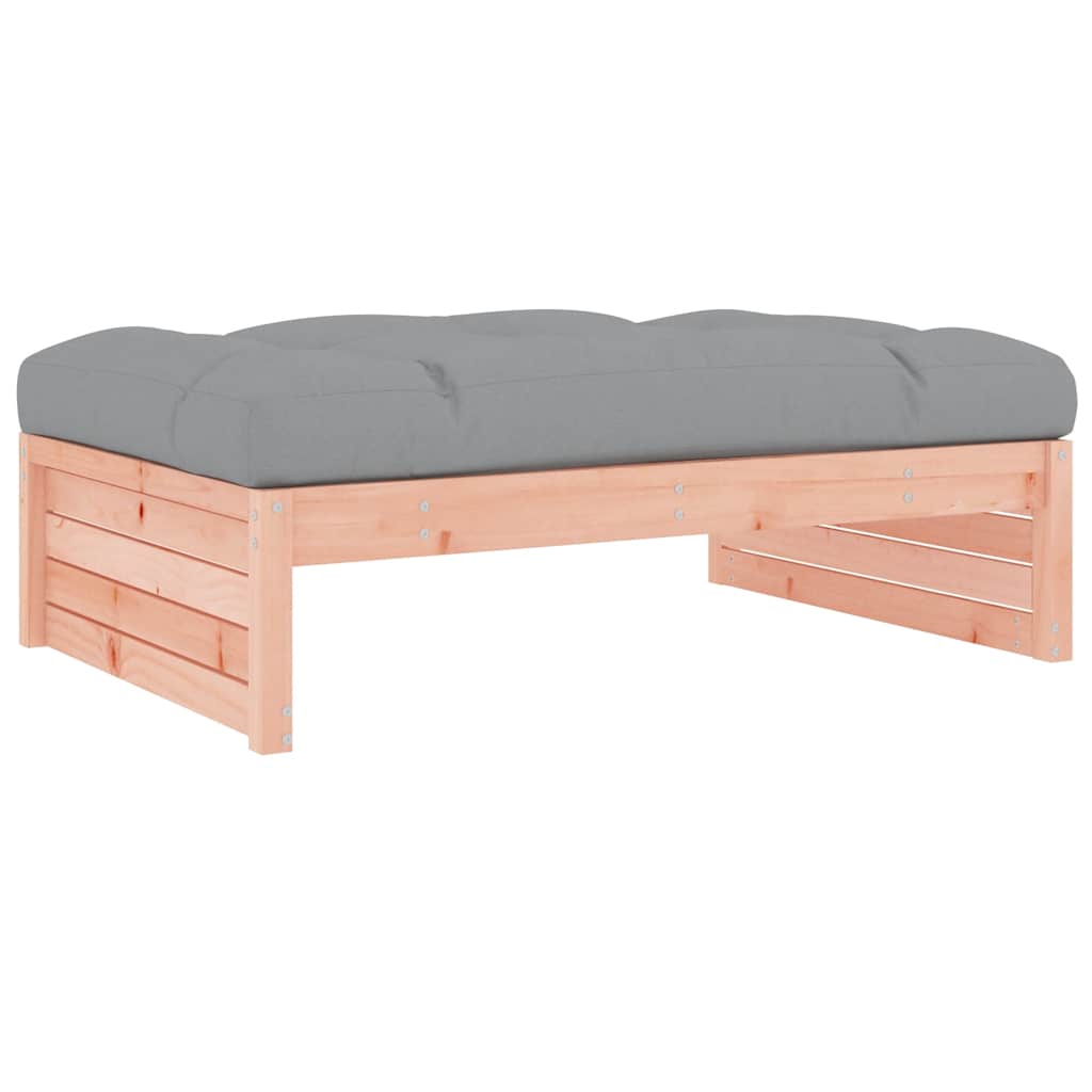 Solid Wood Douglas Garden Footstool 120x80 cm - Outdoor Comfort