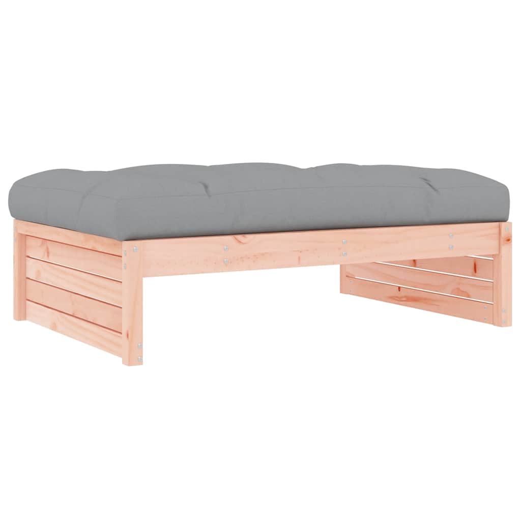 Solid Wood Douglas Garden Footstool 120x80 cm - Outdoor Comfort
