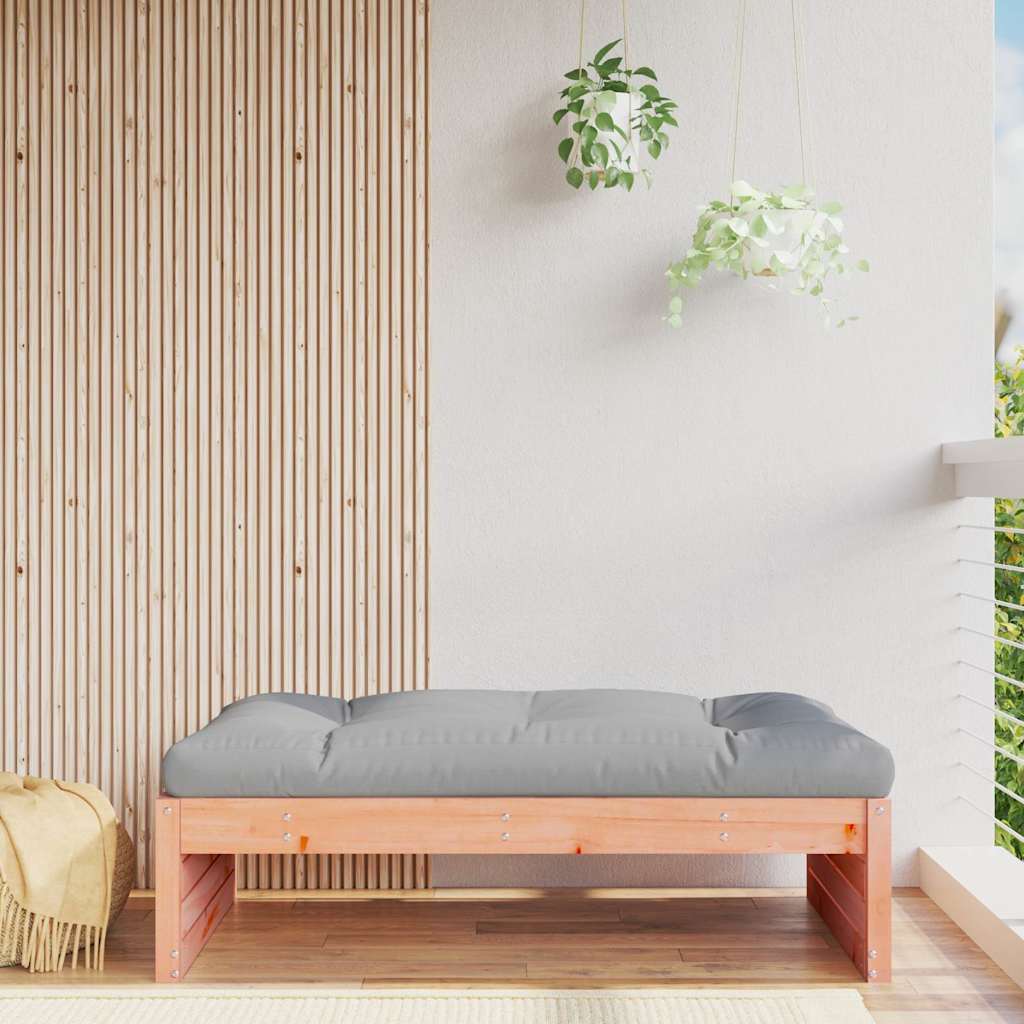 Solid Wood Douglas Garden Footstool 120x80 cm - Outdoor Comfort