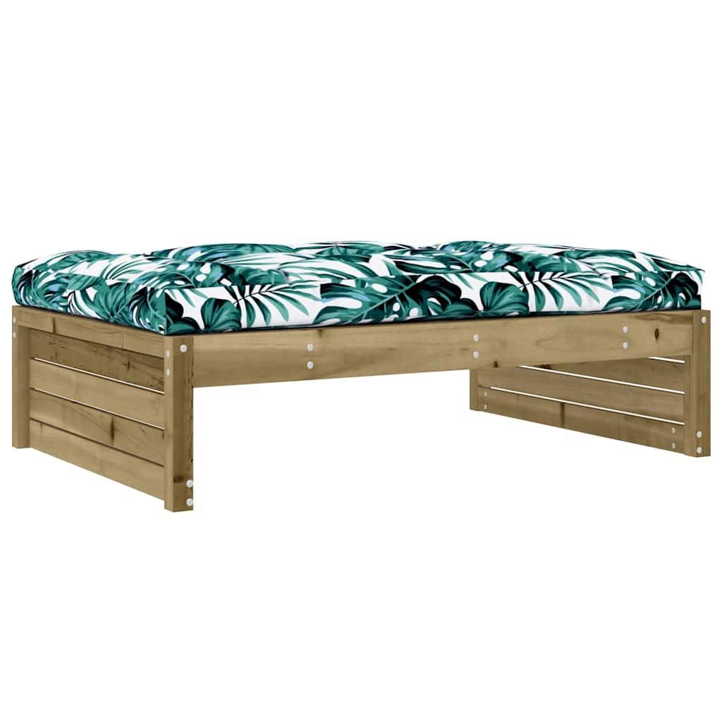 Sturdy Pine Garden Footstool 120x80 cm - Impregnated Wood