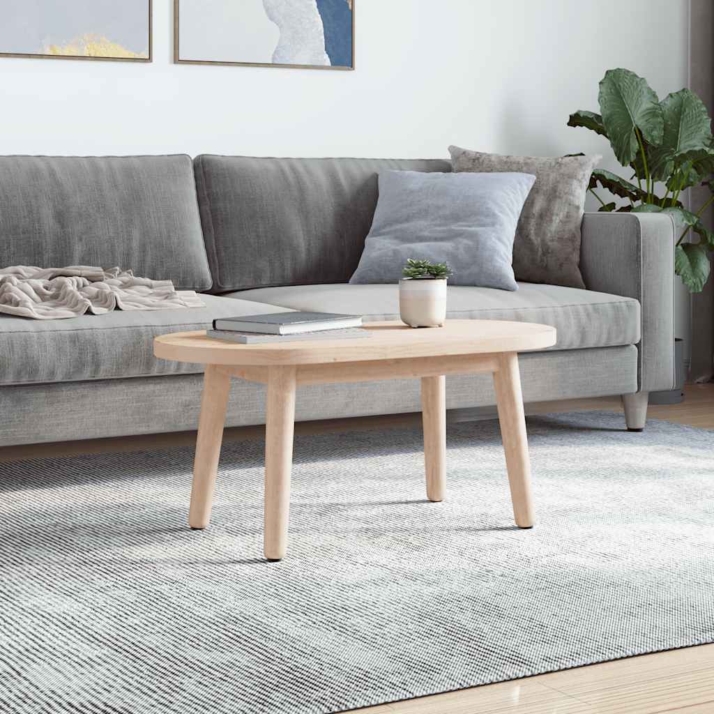 Solid Pine Oval Table Top 60x30x2.5 cm - Natural Wood Finish
