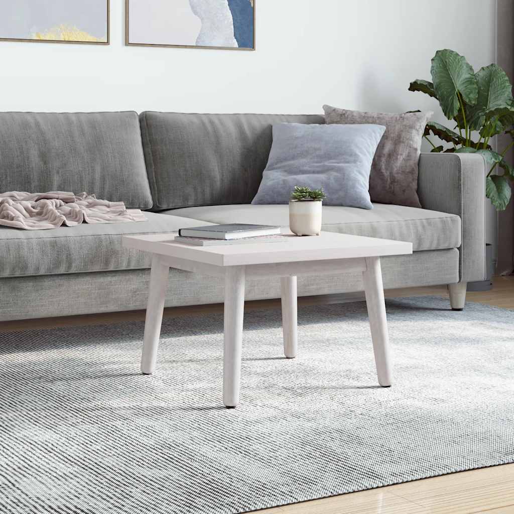 Solid Pine Table Top, White, 40x40x2.5 cm - Square Design