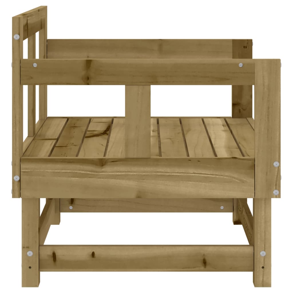 2-Piece Garden Chairs Set - Impregnated Pine Wood